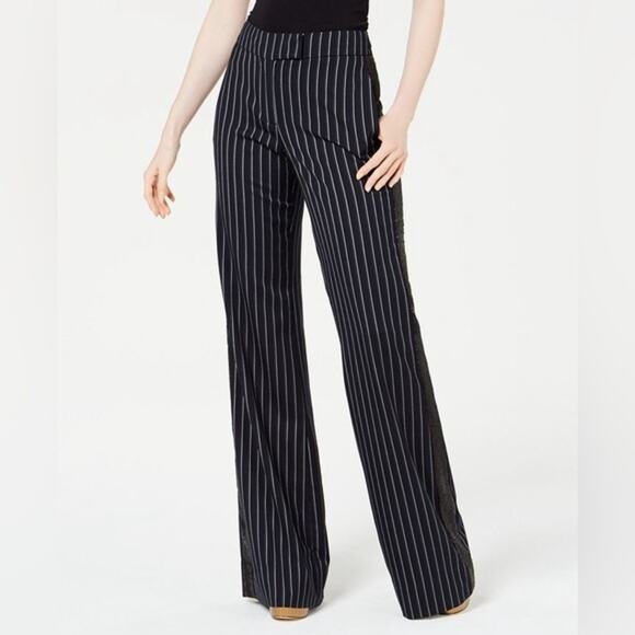 Rachel Zoe Josie Striped Wide-Leg Sequined Pants - Picture 1 of 5